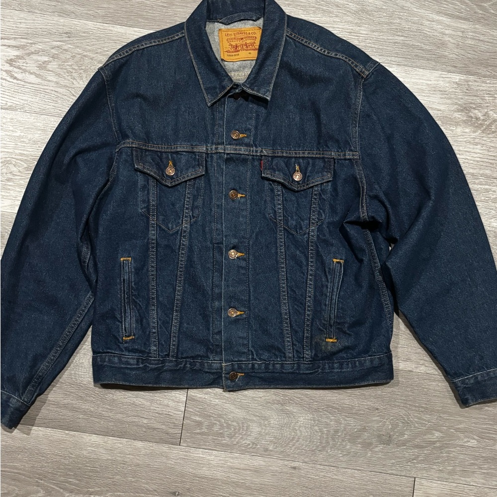 80s 70506-0216 Levi's Men's Blue Denim Jacket